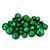 50ct Green Shatterproof 2-Finish Christmas Ball Ornaments 4" (100mm) - IMAGE 1
