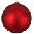 Shatterproof Matte Commercial Christmas Ball Ornament - 8" (200mm) - Red - IMAGE 1