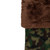 19" Brown and Green Camouflage Christmas Stocking with Brown Cuff - IMAGE 3