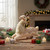 Sparkling Faux Fur Sitting Deer Christmas Figurine - 9.5" - Beige and Brown - IMAGE 3