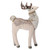 13" Rose Gold Jeweled and Glittered Standing Deer Christmas Decoration - IMAGE 1