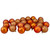 Shatterproof 4-Finish Christmas Ball Ornaments - 2.5" (60mm) - Orange - 24ct - IMAGE 1