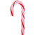 Peppermint Candy Cane Christmas Ornaments - 7" - Red and White - 12 ct - IMAGE 6
