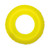 Inflatable Neon Yellow Swimming Pool Inner Tube Float, 35-Inch - IMAGE 1