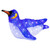 LED Lighted Commercial Grade Acrylic Swimming Penguin Outdoor Christmas Decoration - 9" - IMAGE 2