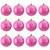 12ct Bubblegum Pink Shatterproof Shiny Christmas Ball Ornaments 4" (100mm) - IMAGE 2