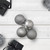 24ct Pewter Gray Shatterproof 4-Finish Christmas Ball Ornaments 2.5" (60mm) - IMAGE 2