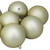 Shatterproof Matte Christmas Ball Ornaments - 4" - Champagne Gold - 12ct - IMAGE 3