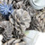 Frosted Pine Cone and Wooden Roses Christmas Wreath - 13-Inch, Unlit - IMAGE 4