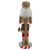 14" Beige and Red Wooden Christmas Nutcracker Gingerbread Chef - IMAGE 5