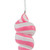 7.5" Pink and White Glittered Twist Lollipop Christmas Ornament - IMAGE 4