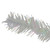 4' Slim White Tinsel Artificial Christmas Tree - Unlit - IMAGE 4