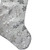 19 White and Silver Sequin Snowflake Christmas Stocking - IMAGE 3