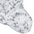 19 White and Silver Sequin Snowflake Christmas Stocking - IMAGE 5