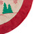 Santa Claus in Sleigh Embroidered Christmas Tree Skirt - 36" - IMAGE 3