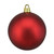 Red Hot Shatterproof Matte Christmas Ball Ornament 12" (300mm) - IMAGE 1