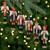 6-Count Red and Blue Classic Nutcracker Christmas Ornaments - 5.25 Inches - IMAGE 1