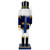 14" Blue and White Christmas Nutcracker Soldier with Sword Tabletop Decor - IMAGE 5