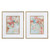 Touch of Blush and Rosewood Fences Framed Wall Art - 34" x 28" - Set of 2 - IMAGE 1