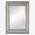 Antique Finish Beveled Rectangular Wall Mirror - 47" - Silver - IMAGE 1
