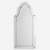 Unframed Beveled Arch Wall Mirror - 44" - Silver - IMAGE 1