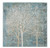 Hand Painted Winter Forest Canvas Wall Art - 40" x 40" - IMAGE 1