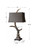 Stag Horn Table Lamp with Drum Shade - 40.25" - Brown - IMAGE 4