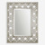 3.25' Parma Rectangular Beveled Wall Mirror with Decorative Silver Leaf Cut-Out Frame - IMAGE 1