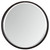 32" Elegant Cheyenne Oval Brushed Bronze Finish Wall Mirror with Twisted Metal Trim - IMAGE 1