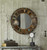 Wooden Round Wall Mirror - 32" - Brown - IMAGE 3
