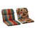 40.5" Tahitian Chocolate Outdoor Patio Reversible Rounded Chair Cushion - IMAGE 1
