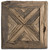 Rustic Reclaimed Wooden Wall Decoration - 21" - Brown - IMAGE 1