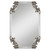 29" Silver Accent Antique Style Rectangular Frameless Burnished Beveled Wall Mirror - IMAGE 1