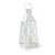 Hanging Pillar Candle Lantern - 25.5" - White - IMAGE 1