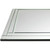 53" Sleek and Stylish Silver Beveled Rectangular Wall Mirror - IMAGE 2