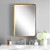 Antique Beveled Rectangular Wall Mirror - 30" - Gold - IMAGE 2