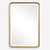 Antique Beveled Rectangular Wall Mirror - 30" - Gold - IMAGE 1