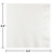 Club Pack of 900 Classic White 2-Ply Party Lunch Napkins 6.5" - IMAGE 2