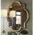 3.25' Antiqued Gold and Silver Moroccan Inspired Metal Framed Square Wall Mirror - IMAGE 2