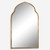 Handcrafted Arched Frame Wall Mirror - 40" - Gold - IMAGE 2