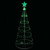 4' Green LED Light Show Cone Christmas Tree Lighted Outdoor Decoration - IMAGE 3