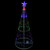 4' Multi-Color LED Light Show Cone Christmas Tree Lighted Yard Art Decoration - IMAGE 2