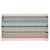 Set of 6 Blue and Red Mediterranean Stripe Fringed Rectangular Placemats 19" - IMAGE 3