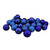 32ct Royal Blue Shatterproof 4-Finish Christmas Ball Ornaments 3.25" (80mm) - IMAGE 1