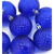 8ct Transparent Blue Shatterproof Diamond Cut Christmas Ball Ornaments 2.5" - IMAGE 3