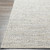 2' x 3' Ash Gray and Sand Brown Hand Tufted Rectangular Area Throw Rug - IMAGE 4