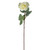 27" Cream White Long Stem Rose Artificial Floral Craft Pick - IMAGE 1