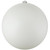 Matte White Shatterproof Christmas Ball Ornament 8" (200mm) - IMAGE 1
