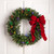 Pre-Lit Northern Pine Artificial Christmas Wreath - 24" - Multicolor LED Lights - IMAGE 1
