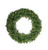 Pre-Lit Northern Pine Artificial Christmas Wreath - 24-Inch, Clear Lights - IMAGE 1